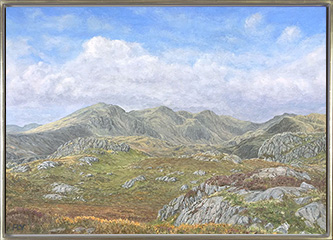 Scafell Pike from Harter Fell, Cumbria